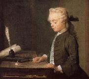 Jean Baptiste Simeon Chardin PLAYING gyro juvenile Norge oil painting reproduction
